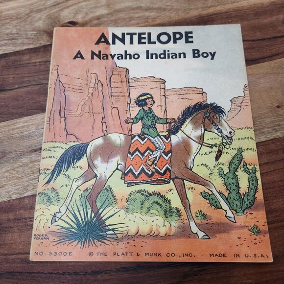 Vintage Platt & Munk Children’s Books • Roger Vernam • Native American Stories - Picture 7 of 8